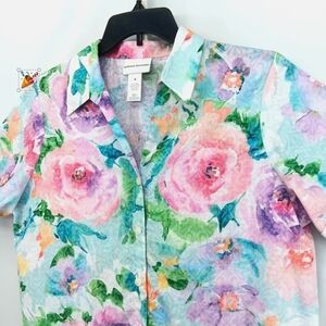 Floral Button-Up Shirt